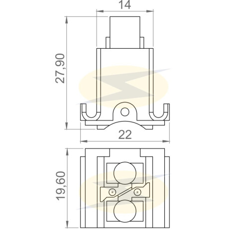 PORTA CARBONES - PORT. ALT. FORD FOCUS KA ECOSPORT 4.5X8X16 UNIFAP PORTA CARBONES - PORT. ALT. FORD FOCUS KA ECOSPORT 4.5X8X16 UNIFAP