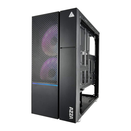 Azza - Gabinete Iris CSAZ-330. Ventana Vidrio Templado. Color Negro. 001