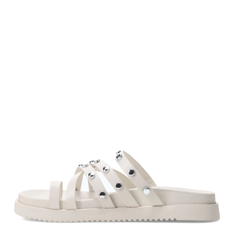 Sandalia de Mujer Miss Carol CREET con tachas Blanco Hueso