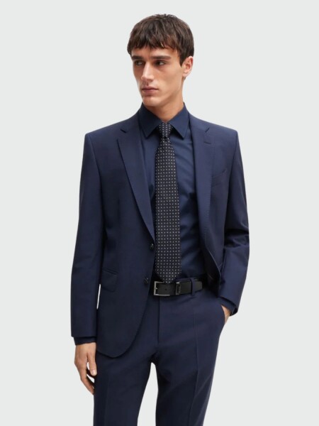 BOSS - Corbata Azul Oscuro