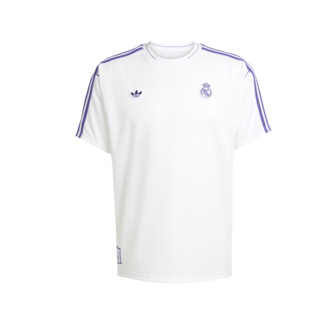 Camiseta adidas Real Madrid Terrace - White with Blue White with Blue