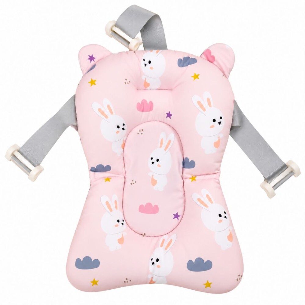 Reposera baño universal SPLASH conejitos rosa