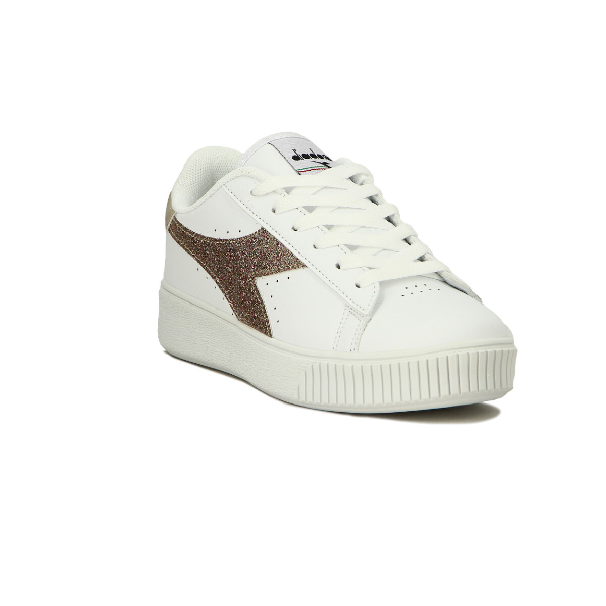 Diadora Champion Lifestyle Set Femenino - Blanco/Dorado - Blanco-Dorado 