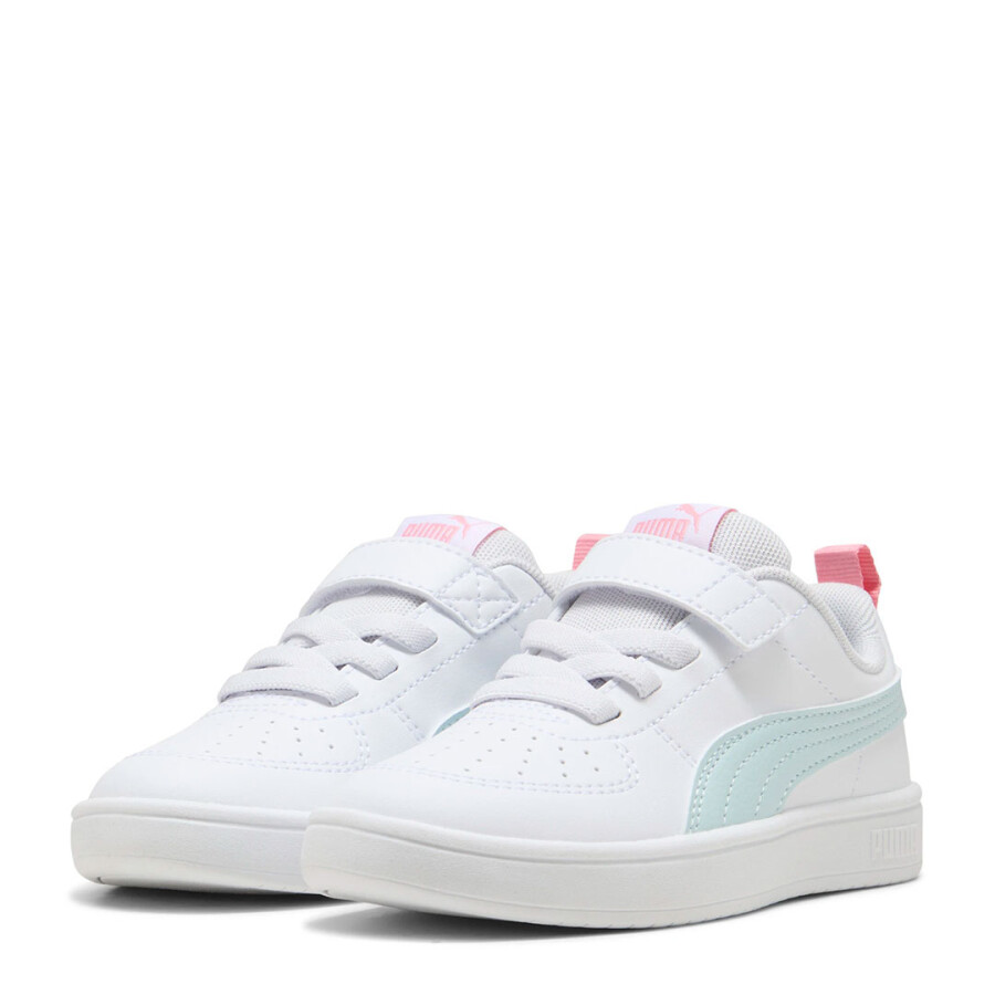 Championes de Niños Puma Rickie Ac+Ps Blanco - Verde