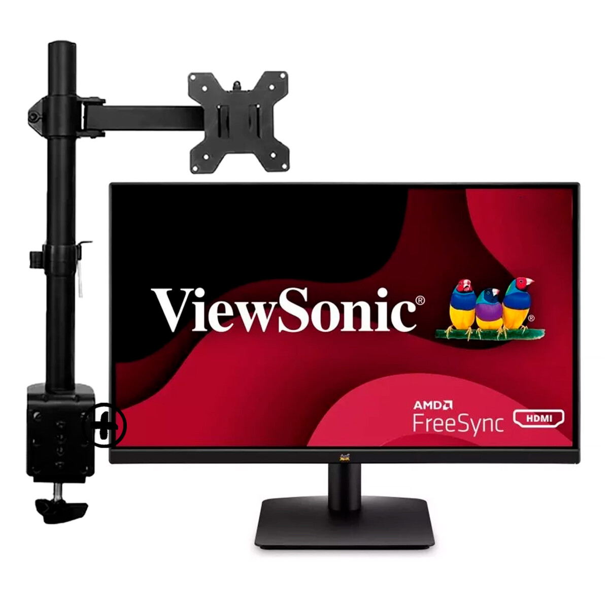 Monitor Viewsonic 22'' Led Lcd Monitor Va2233 + Soporte Brazo 