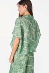 Camisa Helios Estampa Verde