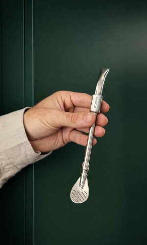 BOMBILLA PREMIUM CLASICA ACERO INOXIDABLE