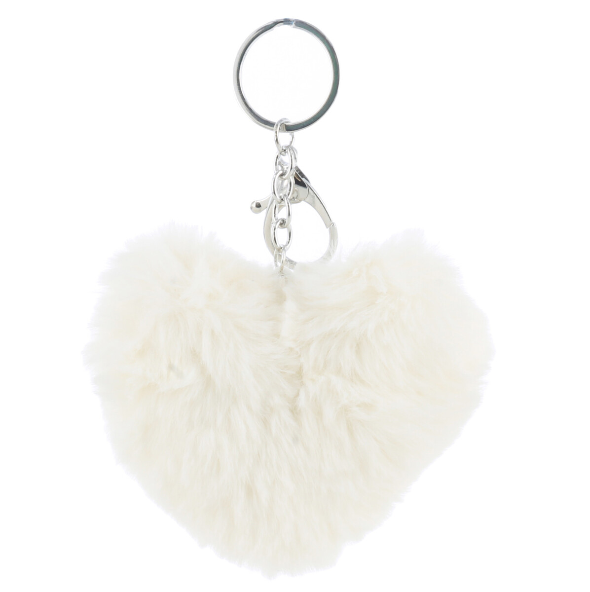 Llavero de Mujer Miss Carol en simil piel MissCarol - Blanco Hueso 