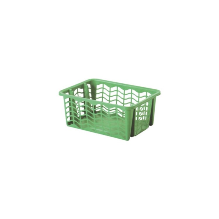 CANASTO MULTIUSO RECTANGULAR 30 LITROS MULTICOLOR
