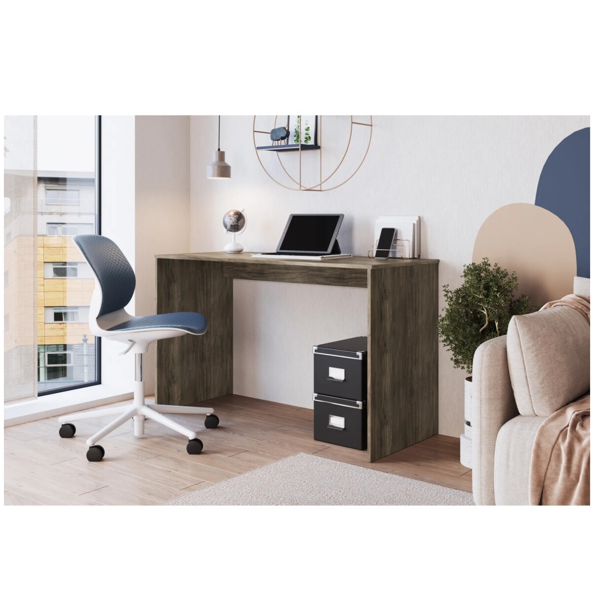 Escritorio Mesa De Computadora Oficina Para Estudios Tabaco 