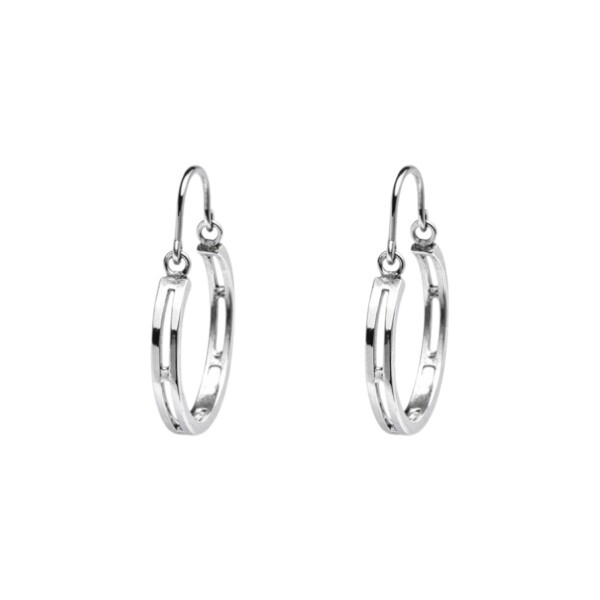 Caravanas Aro Calado - Plata 925 - CA4194 sinpiedra