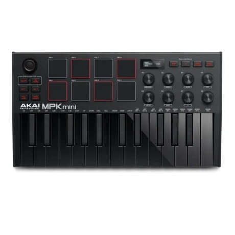 CONTROLADOR MIDI AKAI AKAI MPKMINI3 BLACK CONTROLADOR MIDI AKAI AKAI MPKMINI3 BLACK