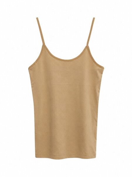 MUSCULOSA SEAMLESS BEIGE