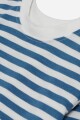 Sweatshirt cuello a la base AZUL