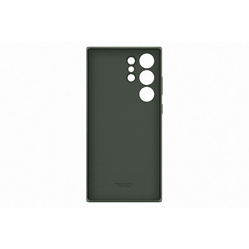 Galaxy S23 Ultra Leather Cover Green