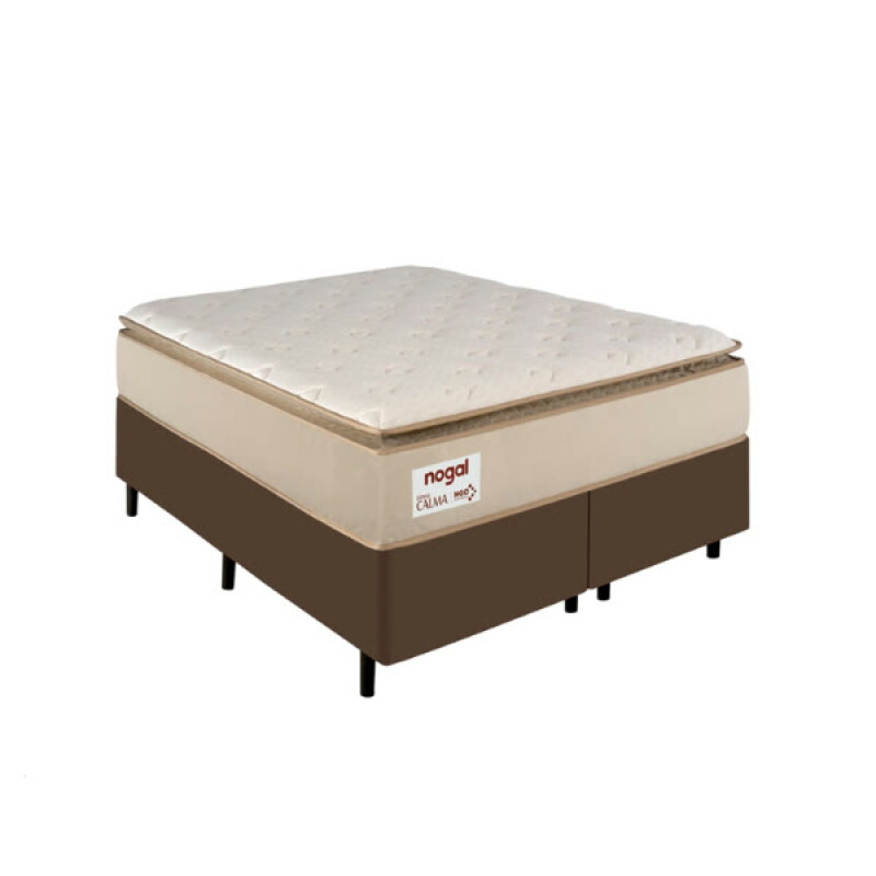 Sommier Nogal Calma Matrimonial 140x190 Base+Colchon Sommier Nogal Calma Matrimonial 140x190 Base+Colchon