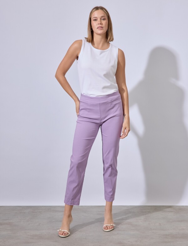 Pantalon Recto Modelador LAVANDA