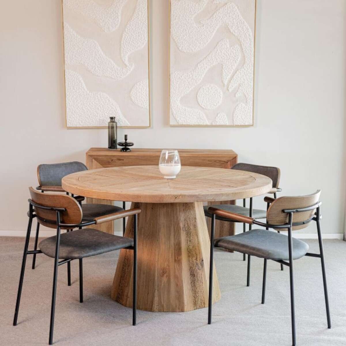 Mesa De Comedor Otero - Madera Reciclada 