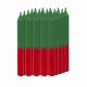 VELAS SUPER COMBINADA X25 Verde/rojo