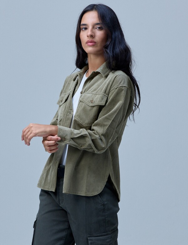 Sobrecamisa Corderoy VERDE