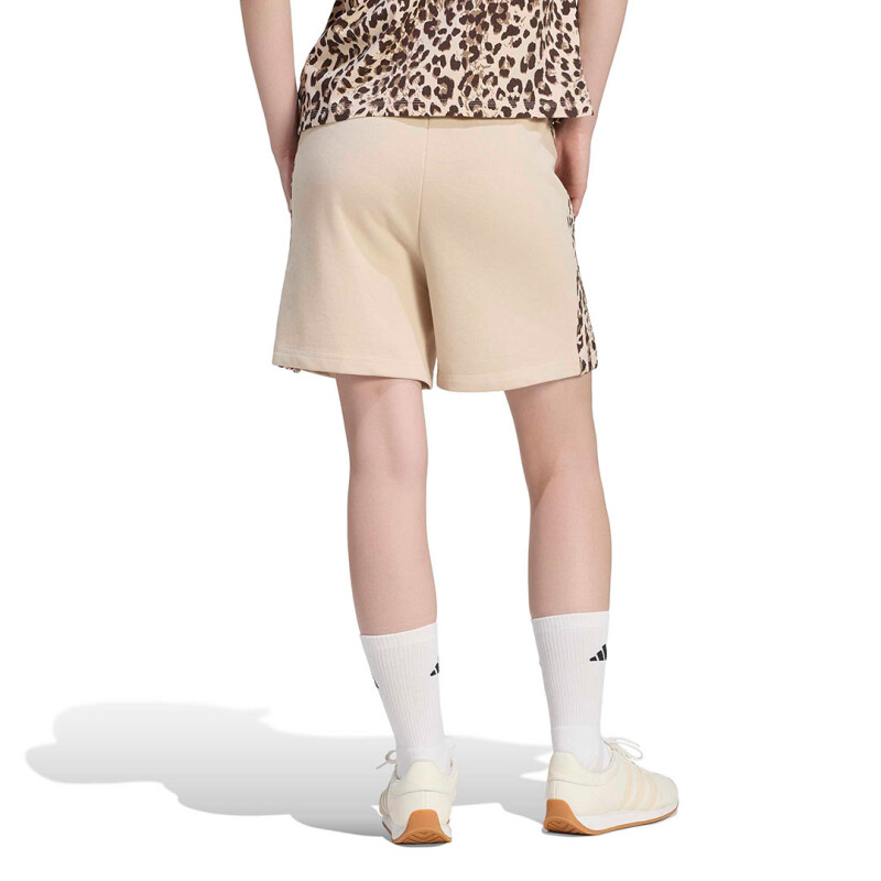 Short de Mujer Adidas Seasonal Essentials Animal Print Beige - Animal Print