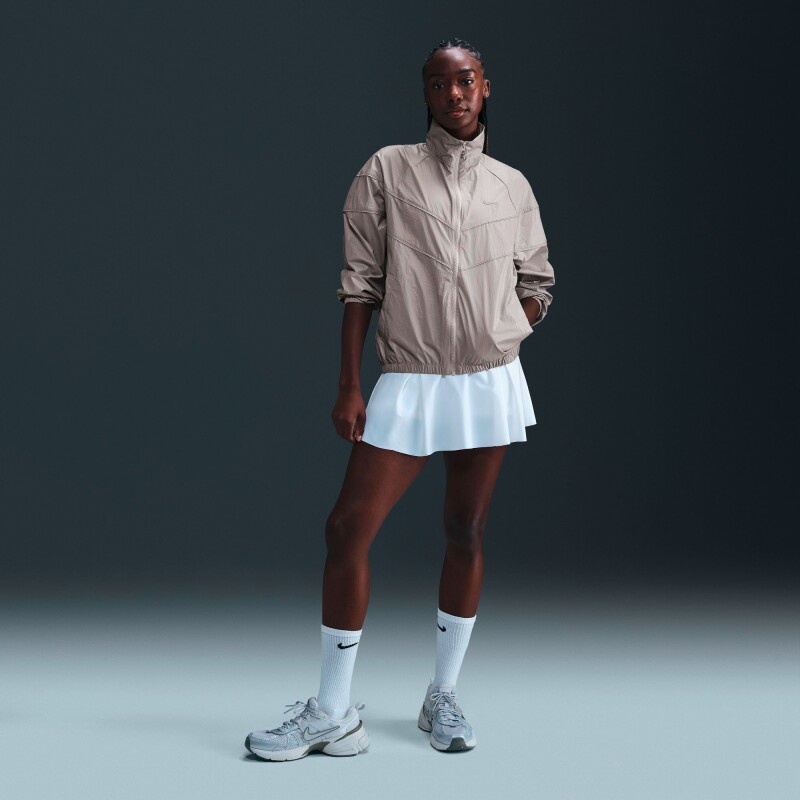 Abrigo Nike Sportswear Windrunner de Mujer Gris