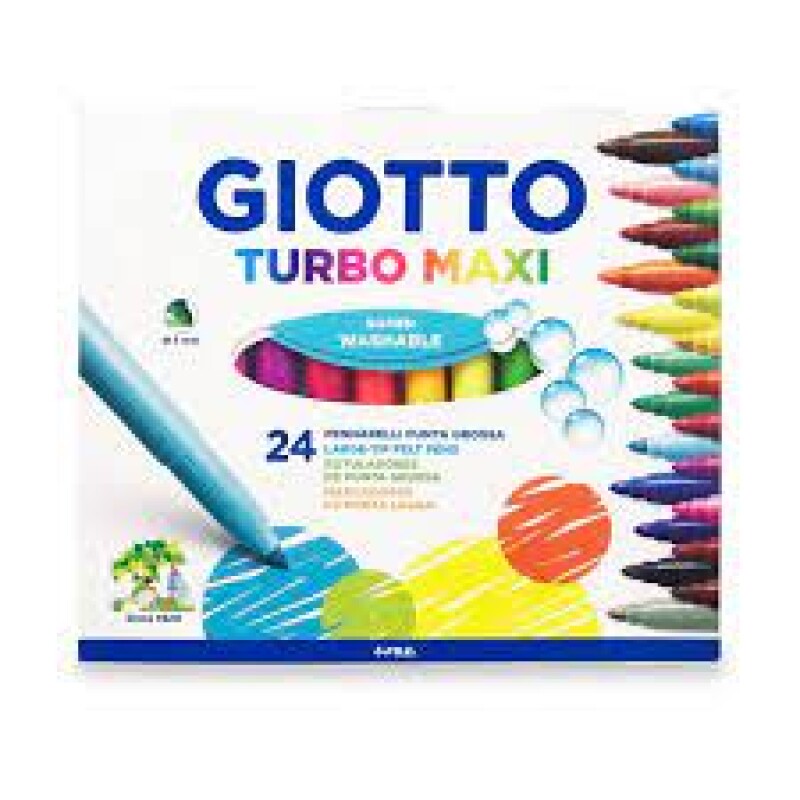 Marcadores gruesos Trubo Maxi x24 Marcadores gruesos Trubo Maxi x24