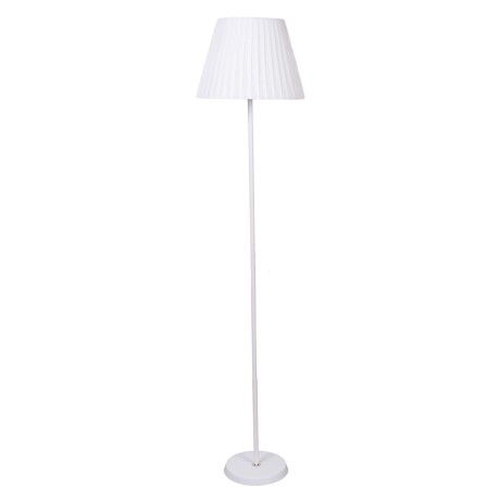 LÁMPARA DE PIE METAL-Y-TELA BLANCO XYF8085