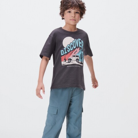 CAMISETA MM CINZA ESCURO