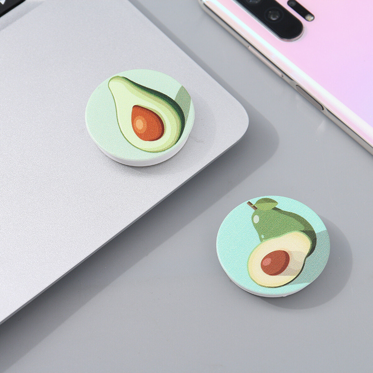 Soporte Y Agarre Para Celular Palta - 2 Unidades 