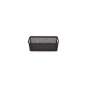 CANASTO ORGANIZADOR 26X12X9CM NEGRO
