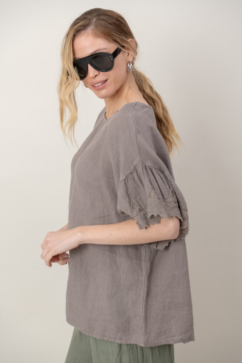BLUSA CHANTAL Visón