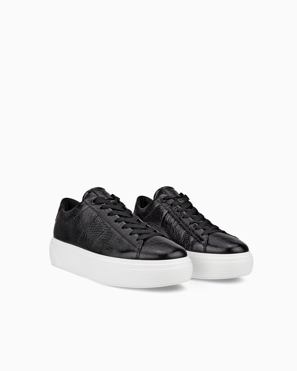 ECCO Street Platform Negro