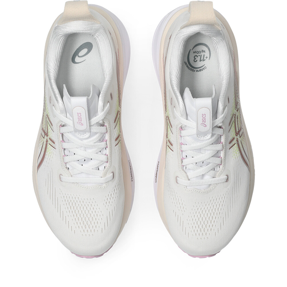 Zapatilla Running GEL-Kayano 33 Mujer White/hazy Lilac
