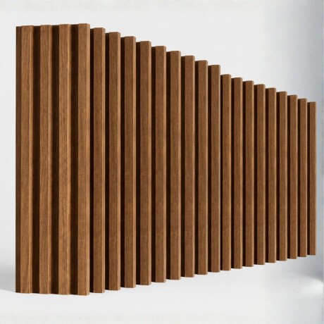Set X16 Panel ranurado WPC 290x16cm MARRON OSCURO