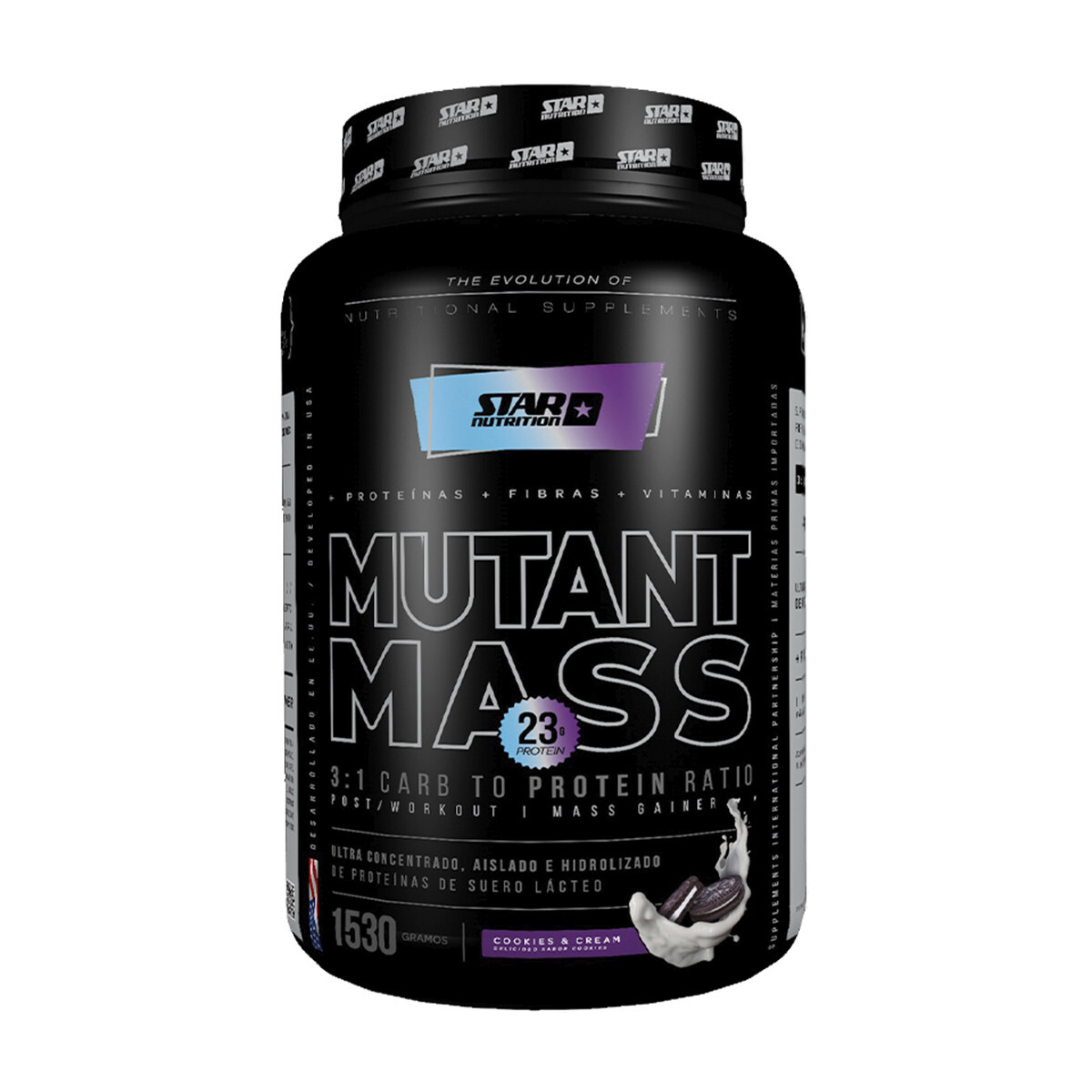 MUTANT MASS COOKIES Y CREAM 1530GR 