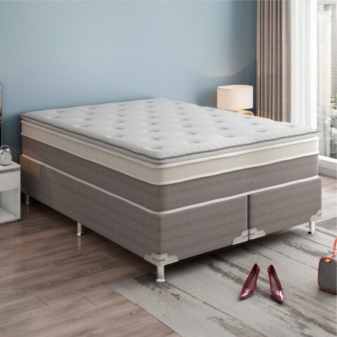 COLCHON QUEEN PREMIUM AUSTIN - Espuma Viscoelástica y Resortes LFK Ortopédico 158 x 198 x 38 cm - 5 Años de Garantía COLCHON QUEEN PREMIUM AUSTIN - Espuma Viscoelástica y Resortes LFK Ortopédico 158 x 198 x 38 cm - 5 Años de Garantía