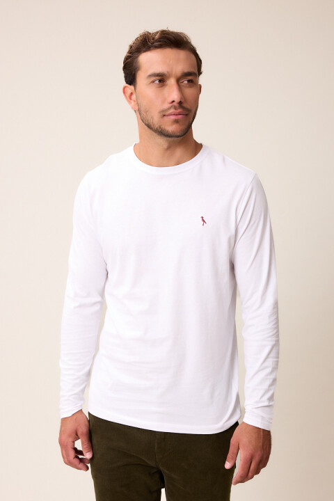 T-SHIRT M/L LEOZ POLANCO Blanco