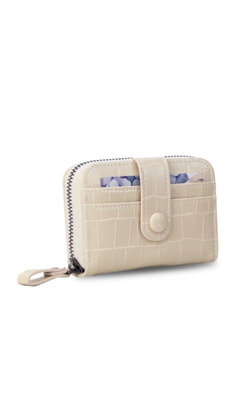 TARJETERO IRINA CROCO MANTECA