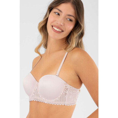 Soutien strapless preformado b&c granate Lilac