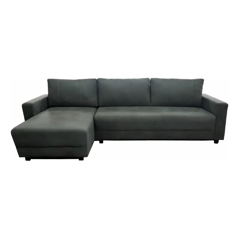 Sofá 3 Cuerpos + Chaise derecho - Tela Pet friendly gris Sofá 3 Cuerpos + Chaise derecho - Tela Pet friendly gris
