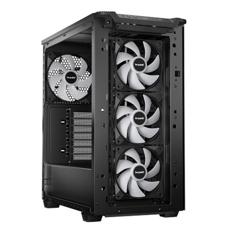 Gabinete be quiet! Pure Base 501 LX. Iluminación y flujo de aire impresionantes Gabinete be quiet! Pure Base 501 LX. Iluminación y flujo de aire impresionantes