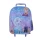 Mochila infantil Frozen con Carro Tafeta Chica 35 x 26 cm - LILA