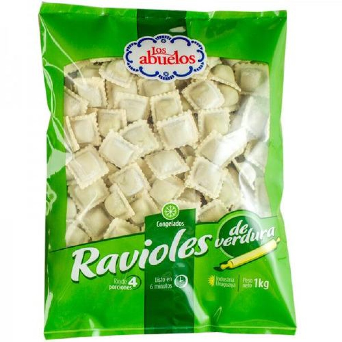 Ravioles de Verdura Los Abuelos 1 KG 