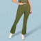 PANT FEM POLY/SPX EVERLAST FLARE POCKET GN W7 GREEN