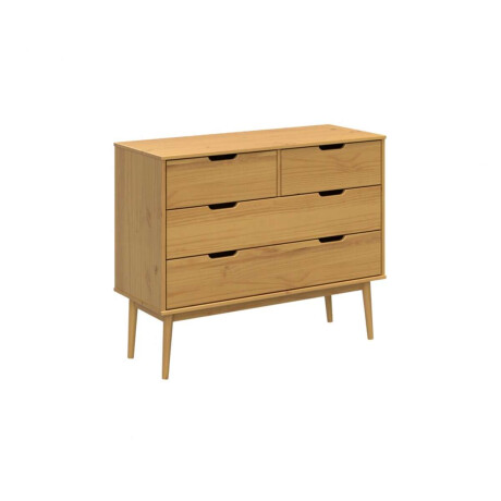 Comoda 4 Cajones Linea Nordica Roble
