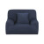 Cubre Sofa Elastico Elastizado Funda 1 Cuerpo Plaza Variante Color Gris Azulado 2