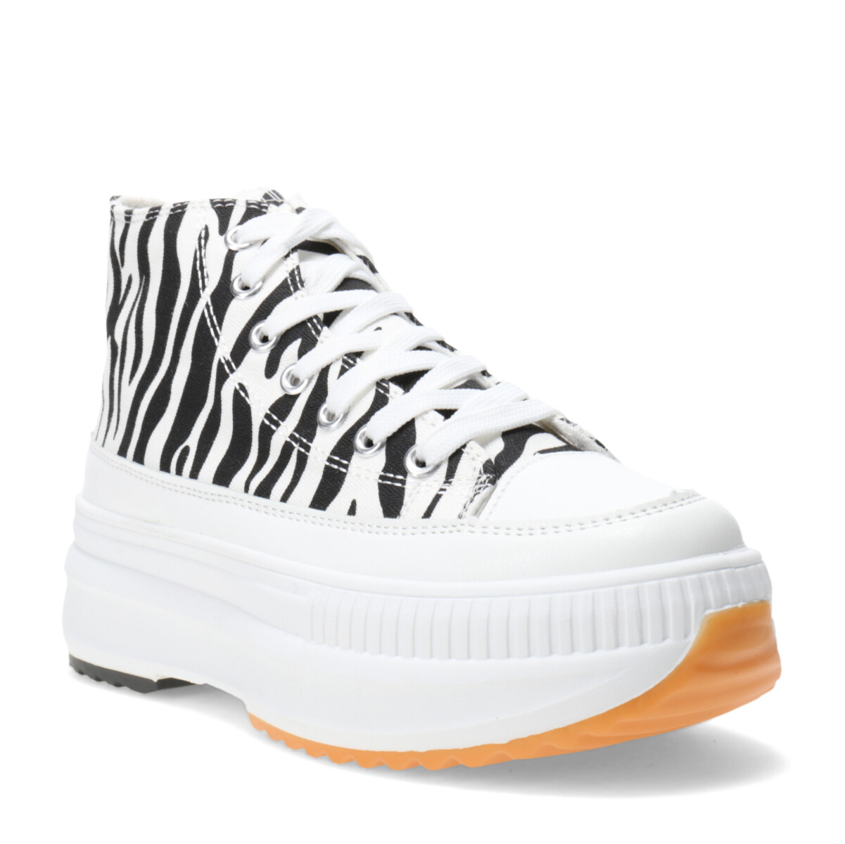 Deportivo DERTY acordonado con plataforma MissCarol - Animal Print 