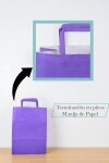 Bolsa lisa acuario 22x10x30 cm VIOLETA