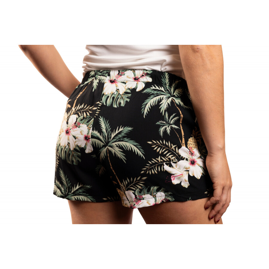 CHERRY SHORT PRINT BLACFLOWER